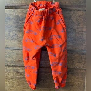 HUGO Tiki Kids Orange Car Print Joggers (12-18 months)
